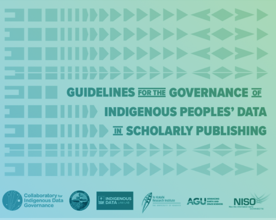 Guidelines for the Governance of Indigenous People’s Data in Scholarly Publishing